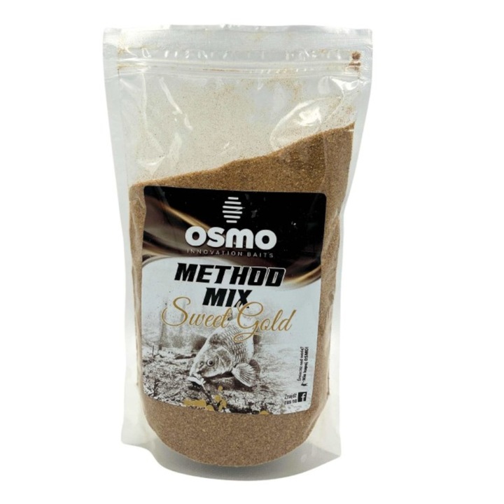 Groundbait, Nada, Pescuit, Osmo, Method Mix Dulce Gold 800G