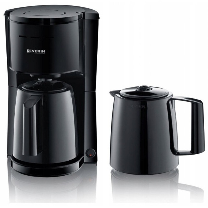 Cafetiera Severin KA 9306, 1 l, 8 cani, negru, 1000 W