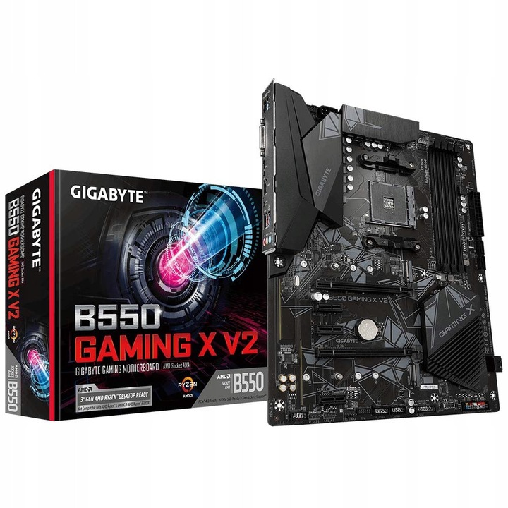 Дънна платка B550 GAMING X V2, 4 DDR4 слота, HDMI/DVI, 30.5x24.4 см