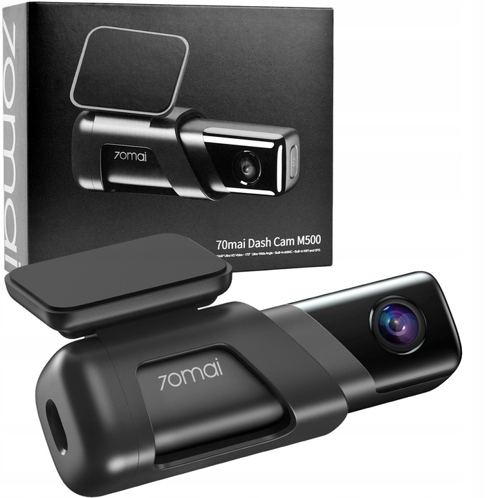 Autós kamera 70mai Dash Cam M500, 32GB, 2592x1944P, GPS, F2.0, 170°
