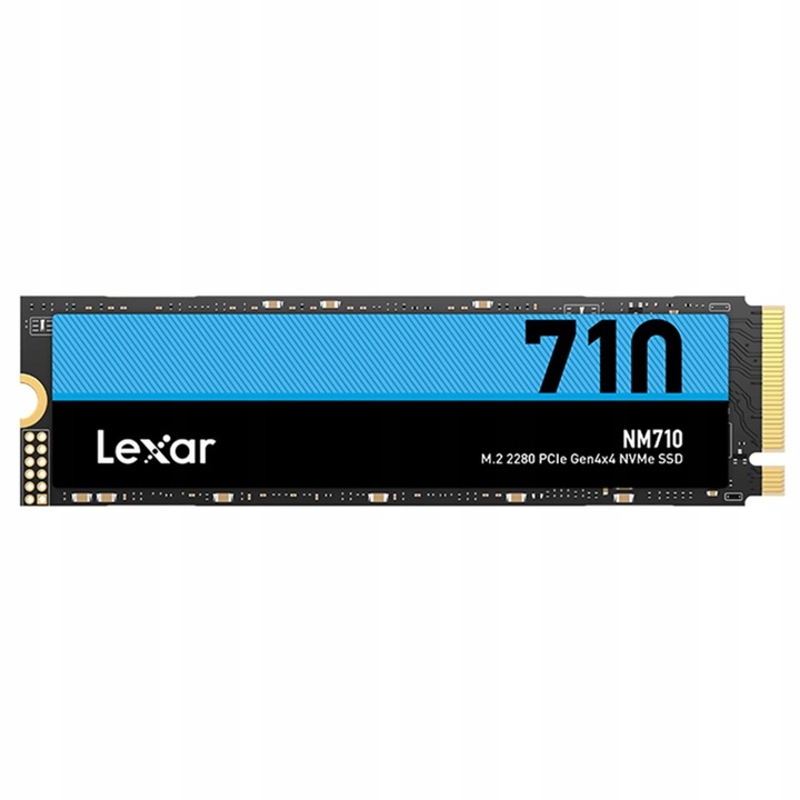 Lexar NM710 1TB M.2 PCIe Gen4x4 NVMe SSD, 5000MB/s четене, 4500MB/s запис, 2.45x22x80mm