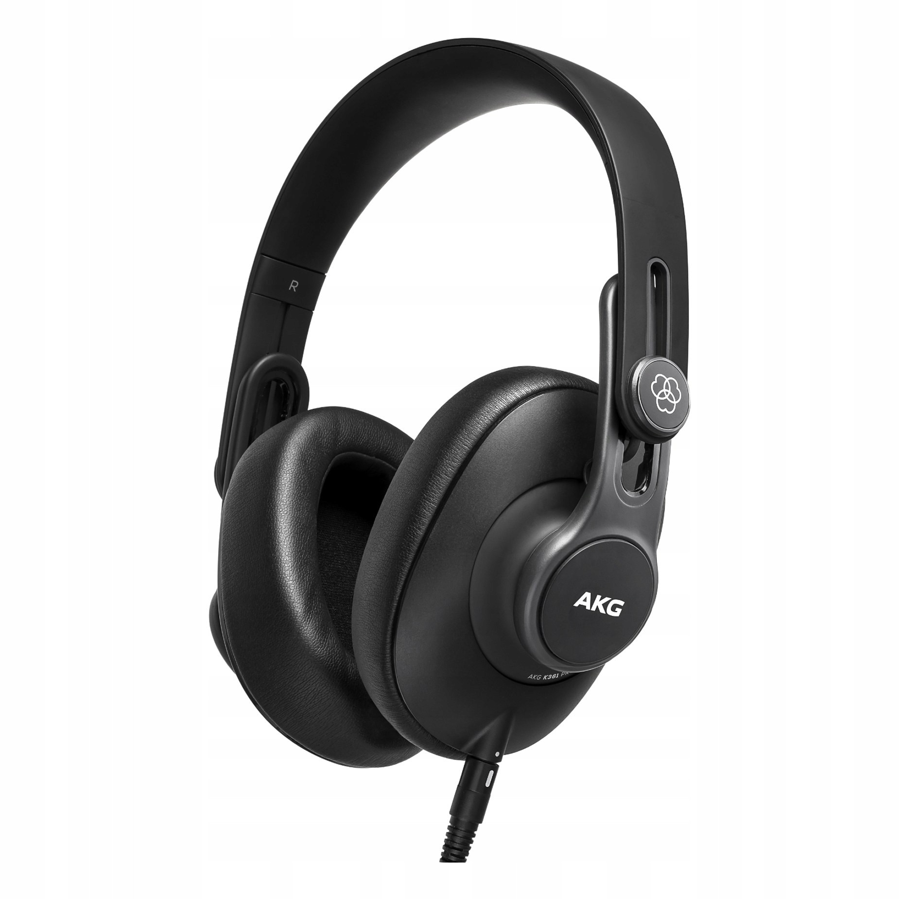Casti cu fir, AKG, 50 mm, 15-28000 Hz, negru, pliabile