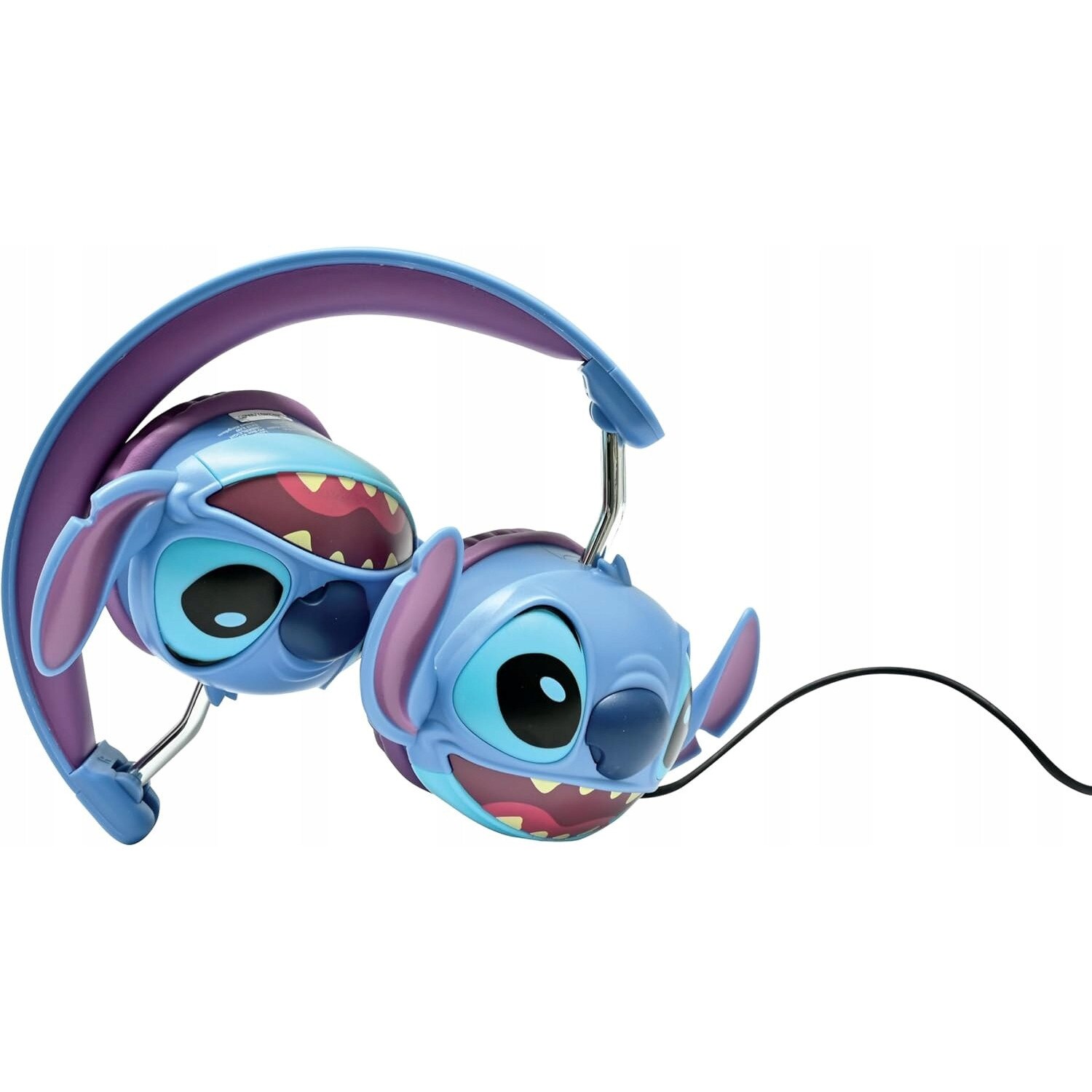 Casti cu fir, Lexibook, Lilo & Stitch, pliabile, cu reglare a volumului, albastru, 1,5m