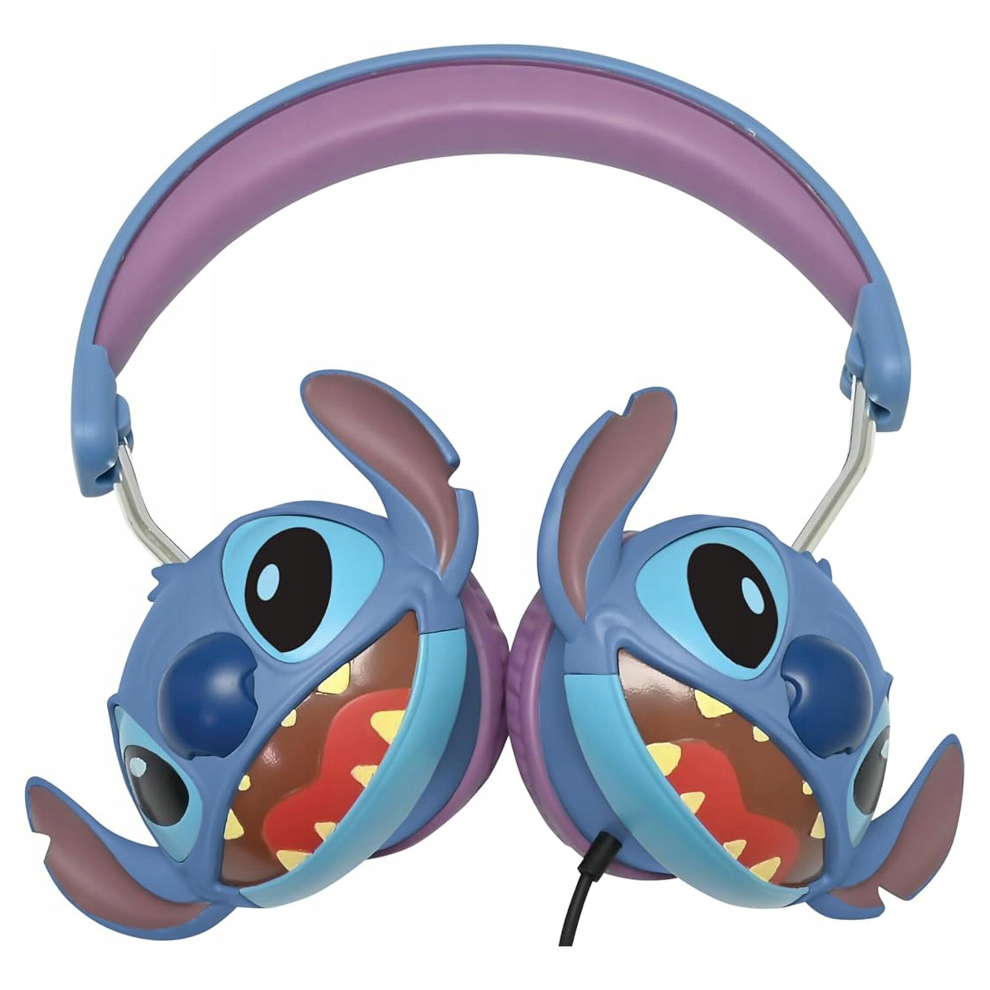 Casti cu fir, Lexibook, Lilo & Stitch, pliabile, cu reglare a volumului, albastru, 1,5m