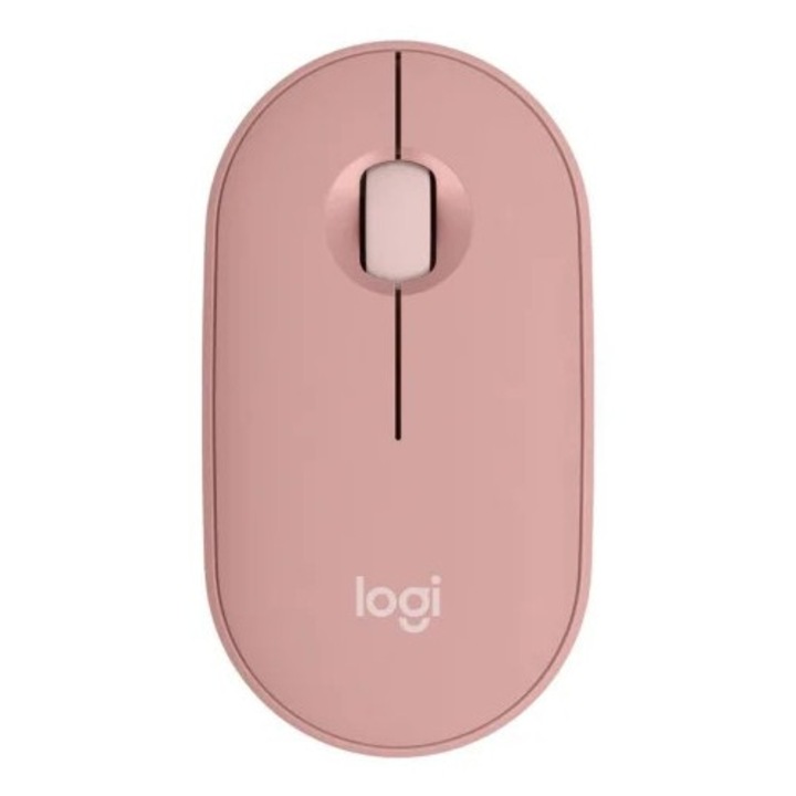 Мишка Pebble M350s, розова, 3 бутона, Bluetooth