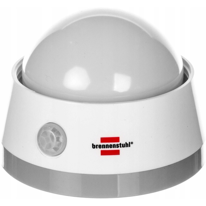 Éjszakai lámpa, Brennenstuhl, LED, mozgásérzékelővel, 60 lm, 8,4x8,4x6,1 cm, konnektor nélkül