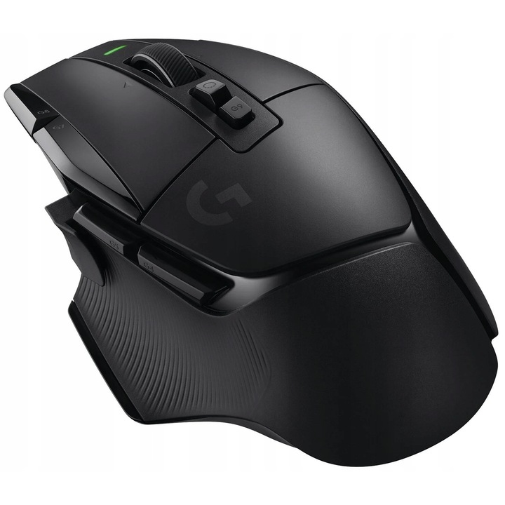 Мишка, Logitech, 25600 DPI, 13 бутона, черна, безжична