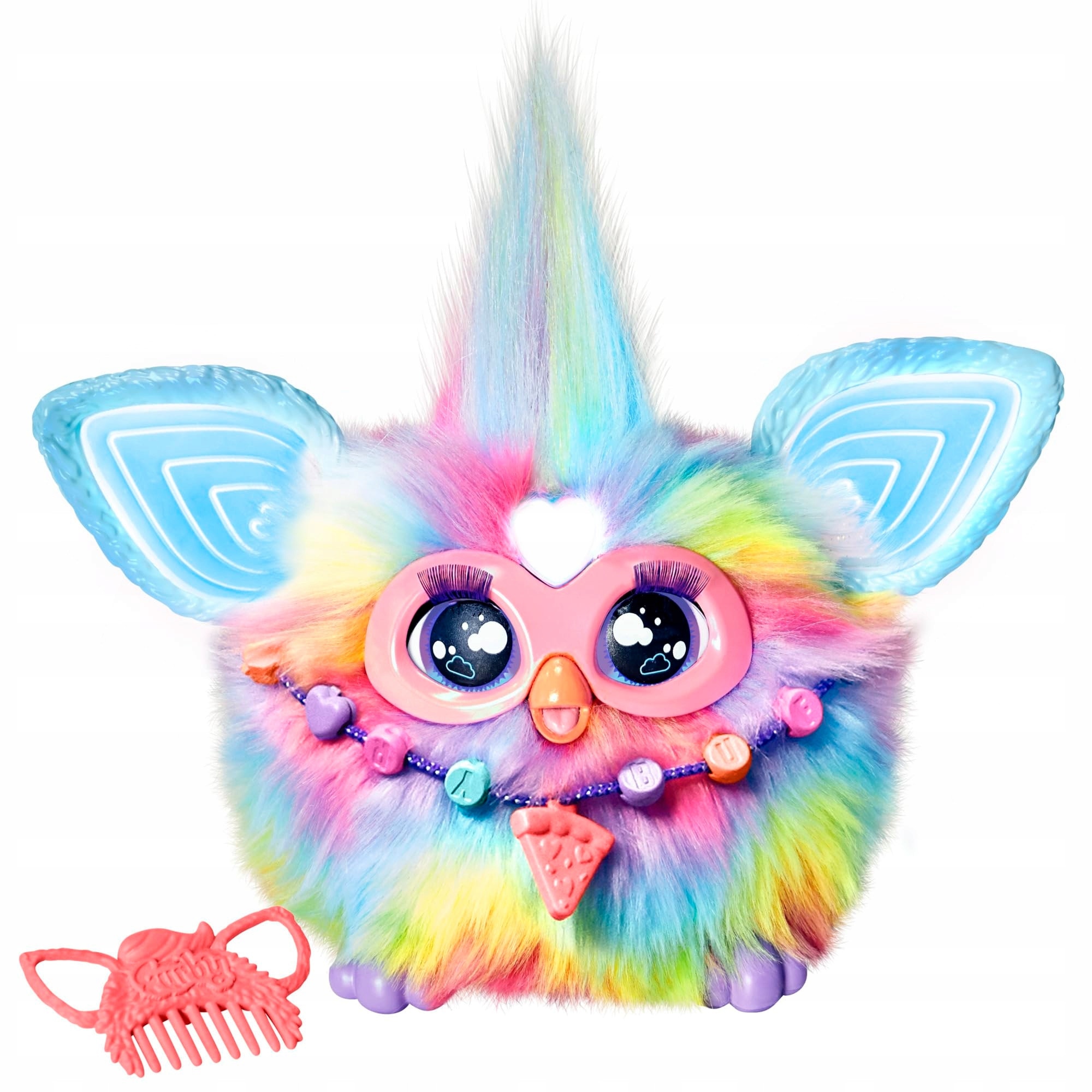 Furby Tie Dye, jucarie interactiva, 15 accesorii, multicolor, 6
