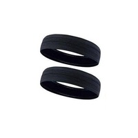 Set 2 bentite sport antiderapante TodyJeyHo, 22cm, material elastic, uscare rapida, negru