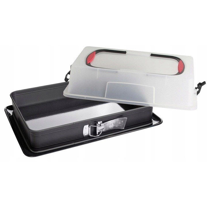 Set tava copt Zenker, email, 38x25cm, non-stick, rezistente la temperaturi ridicate