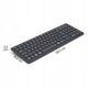 Tastatura wireless Hama WK-300 multi-device neagra 36,9x12,6x2,3cm