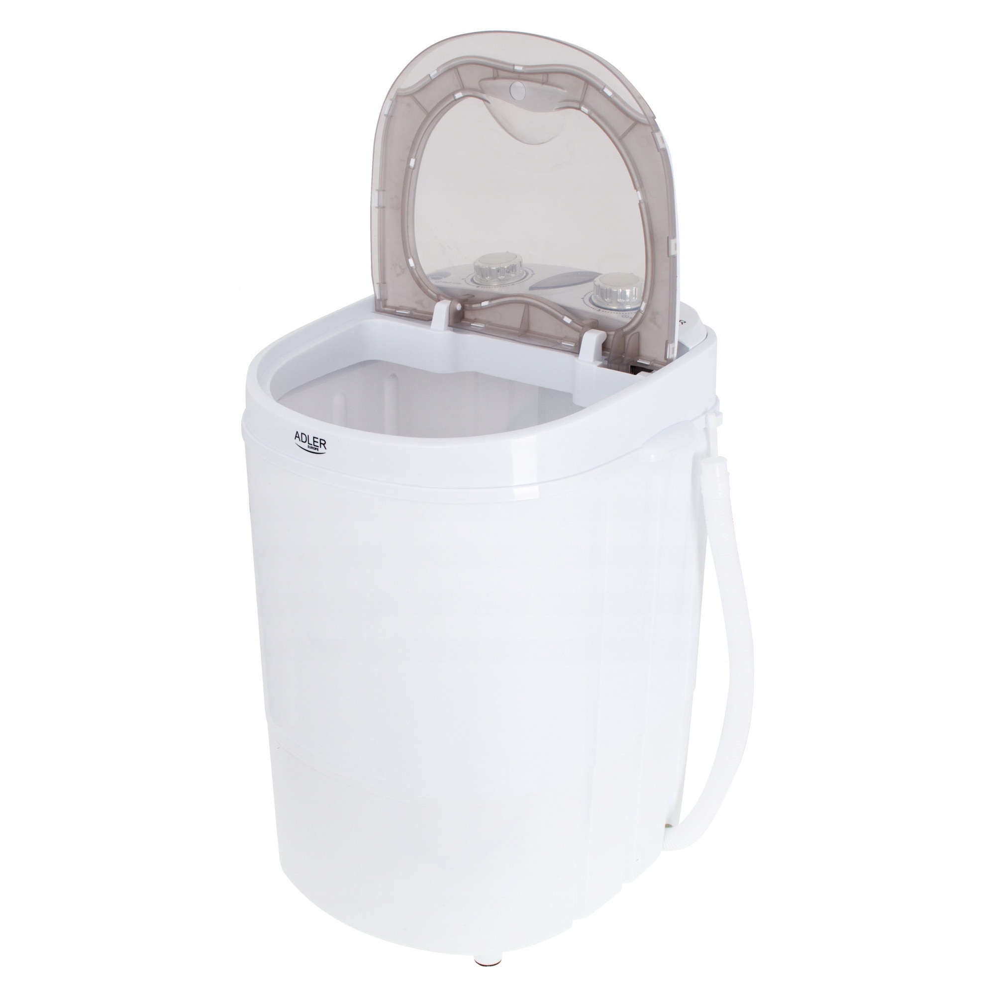 Masina de spalat semiautomata, Adler 8055, 2 in 1, 3kg, alb, dimensiuni 360x370x530cm