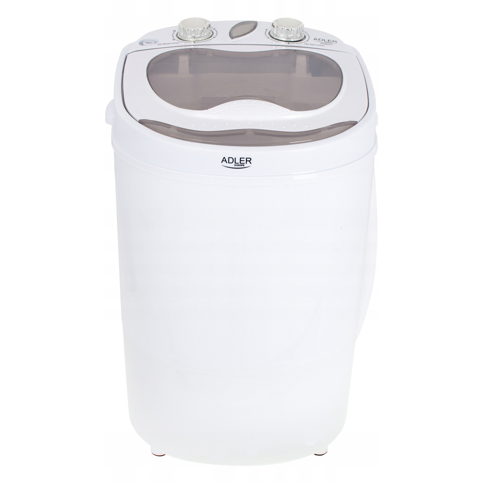 Masina de spalat semiautomata, Adler 8055, 2 in 1, 3kg, alb, dimensiuni 360x370x530cm