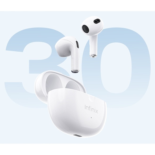Casti wireless Infinix XBuds 3, reducere zgomot AI, violet, set cu etui