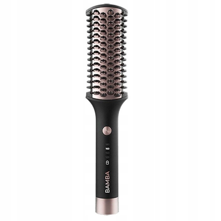 Perie de par electrica Cecotec InstantCare 1200, 4 niveluri temperatura, ceramica-turmalina, neagra, set cu husa de calatorie