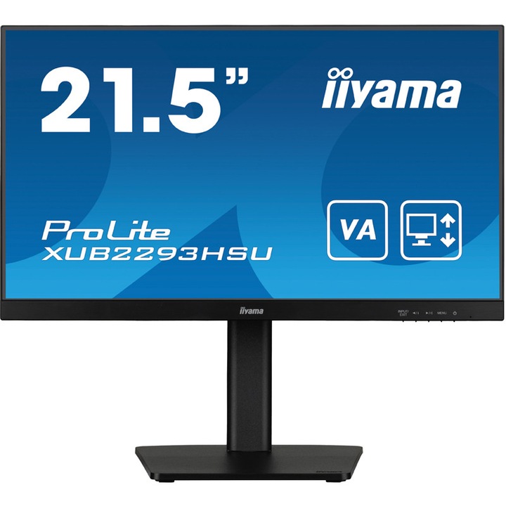 Монитор IIYAMA ProLite 21.5" IPS, 1920x1080px, 100Hz, черен