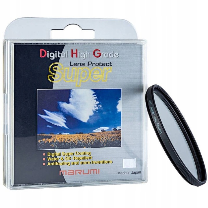 Filtru fotografic 58 mm Marumi Super DHG Lens Protect, protectie avansata, anti-reflexie, slim