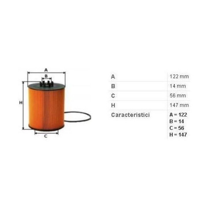 Breckner olajszűrő John Deere