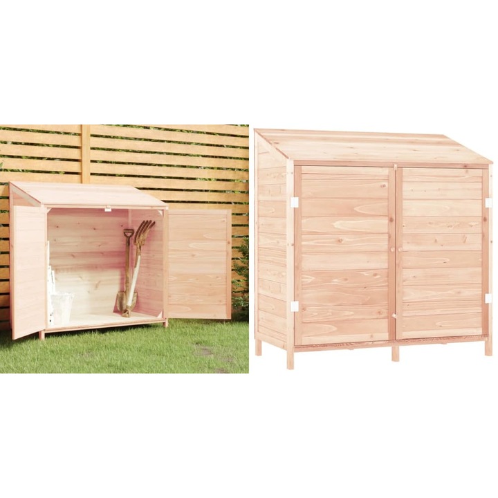 Sopron de gradina, 102x52x112 cm, lemn masiv de brad