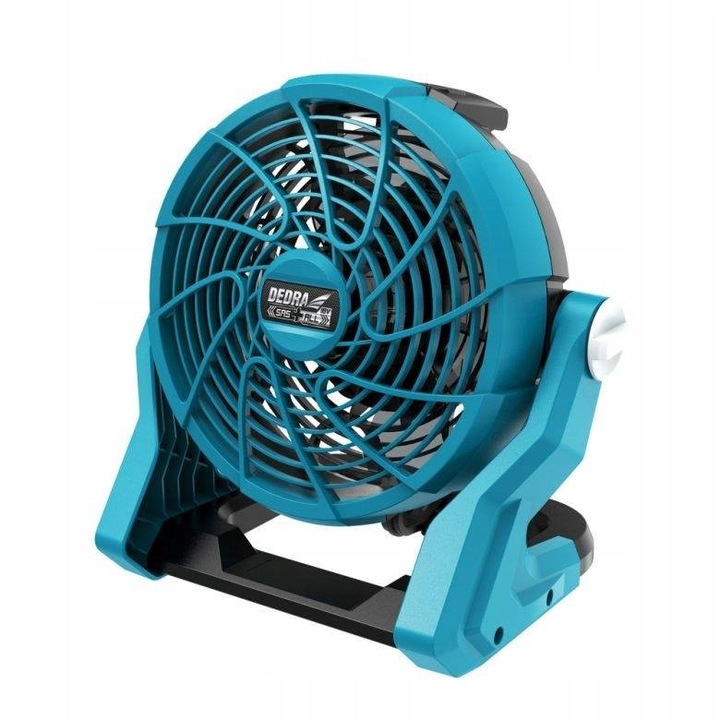 Hordozható ventilátor 7", 18V, 3 sebesség, 180mm, tartozékkészlet