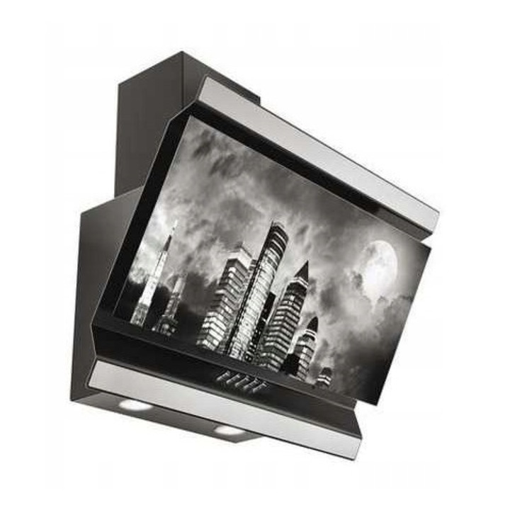 Абсорбатор VDB Deco Manhattan 60 см, черен, 3 скорости, 213 м3/ч, енергиен клас D