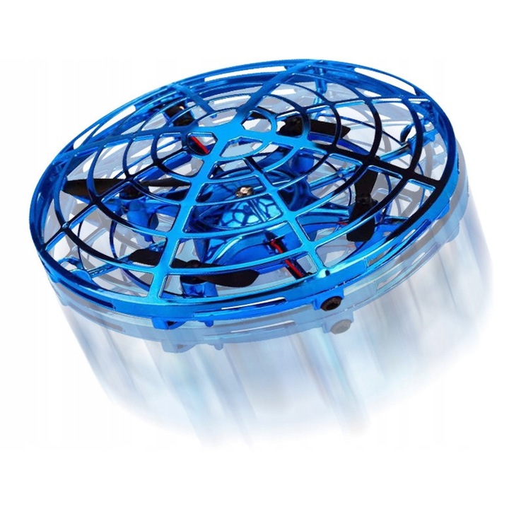 Mini drona cu telecomanda S-LINE Ufo, efecte luminoase, 120g, 14+