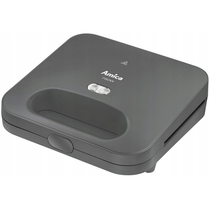 Opiekacz sandwich Amica, 2 canapele, 750W, negru