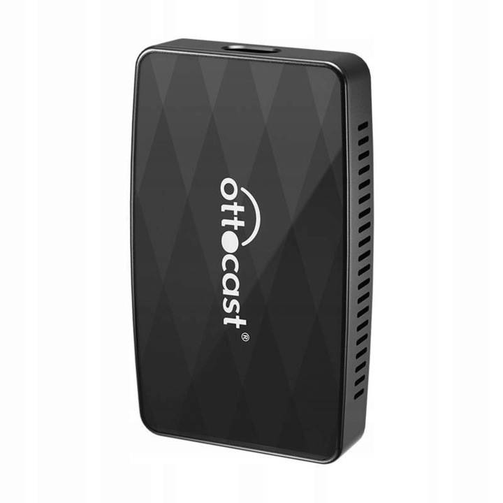 Adapter wireless Ottocast CA360 3 in 1 CarPlay/Android Auto, negru, cu cablu USB-A/USB-C si cablu USB-C/USB-C