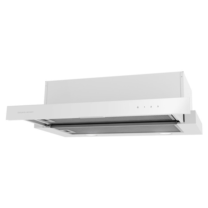 Hota Gotze & Jensen TH401KT, 3 viteze, neagra, 59.6x18.2x28.5cm, 315m3/h, 63dB