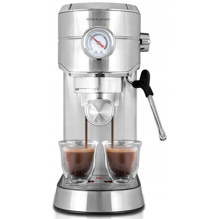 Espressor Cecotec Cafelizzia 790 White, 1350W, 20 bar, cu vaporizator, 1,2L