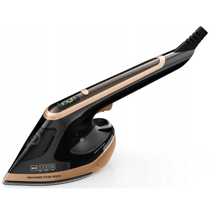 Parownica pentru imbracaminte, Gotze&Jensen, SI750, ceramica, 1800W, neagra, 180ml