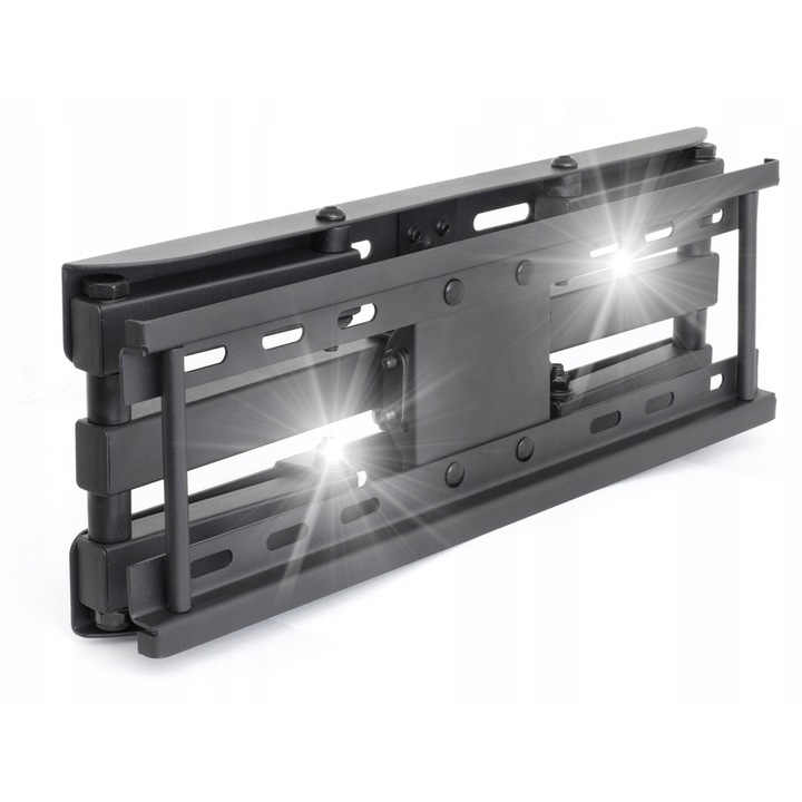 TV стойка LCD/LED ART 20-65'', 35кг, регулируема, черна, 430x160x75мм