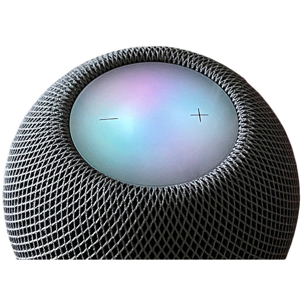 Boxa portabila Apple HomePod mini, gri, 97,9x97,9x84,3mm, asistent