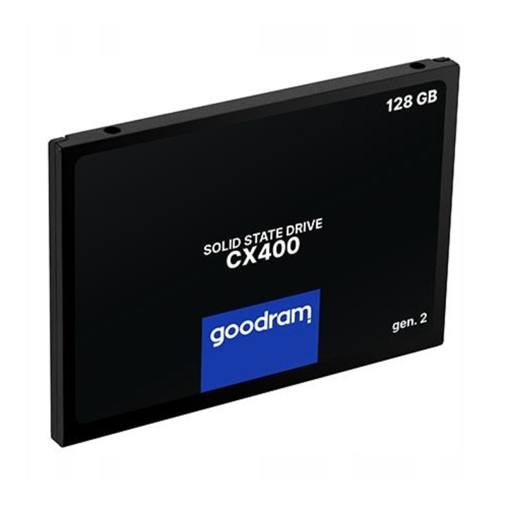 SSD диск 128GB 2.5" SATA III CX400, 550 MB/s четене, 460 MB/s запис, черен