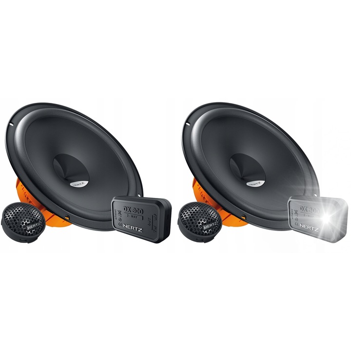 Автомобилни високоговорители Hertz DSK 165.3, 2 броя, 160W, 4Ω, 50Hz-23kHz, черни, 80x40x15mm