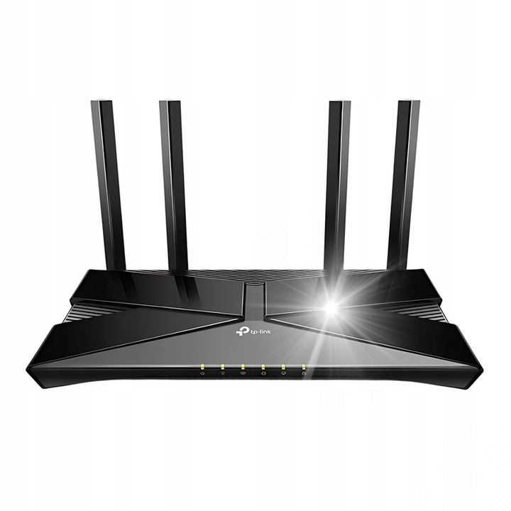 Рутер TP-Link EX220, Wi-Fi 6, 1800 Mbit/s, черен, 41.6x260.2x135mm