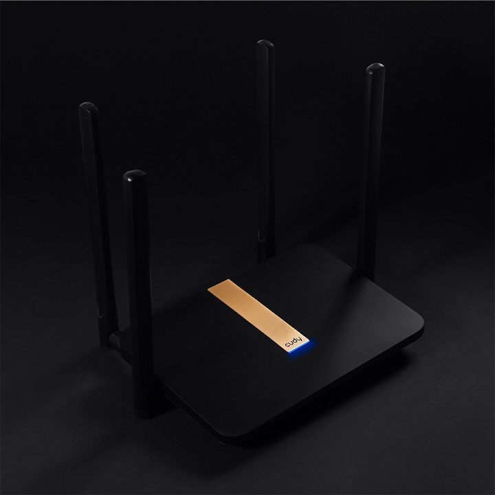 Router Cudy LT500D 4G LTE, Wi-Fi 5 AC1200, 150 Mbps, 2 antene externe ...