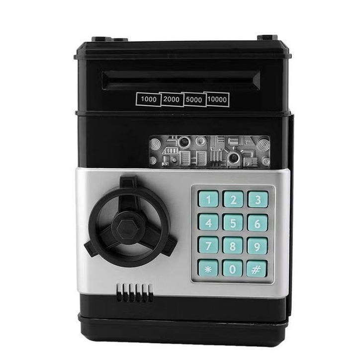 Pusculita electronica cu parola Design detaliu unic, durabila 8x6x6 inch