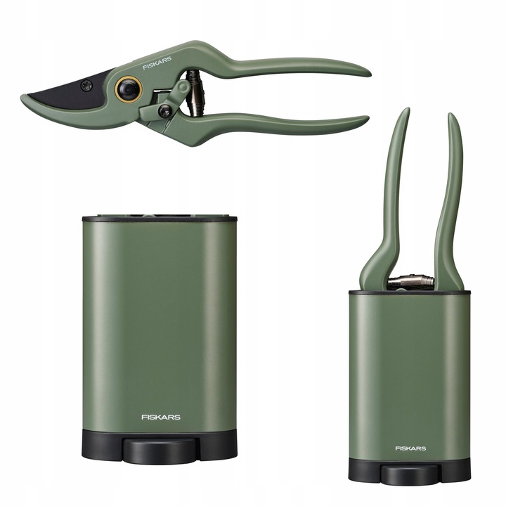 Градински ножици Fiskars Plant Care, 19.9x6.7 см, рязане макс. 18 мм, с рециклируем контейнер