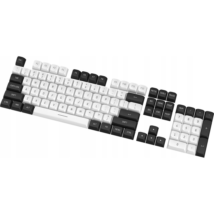 Комплект от 150 PBT клавиатури Doubleshot, Bicolor, Redragon A132