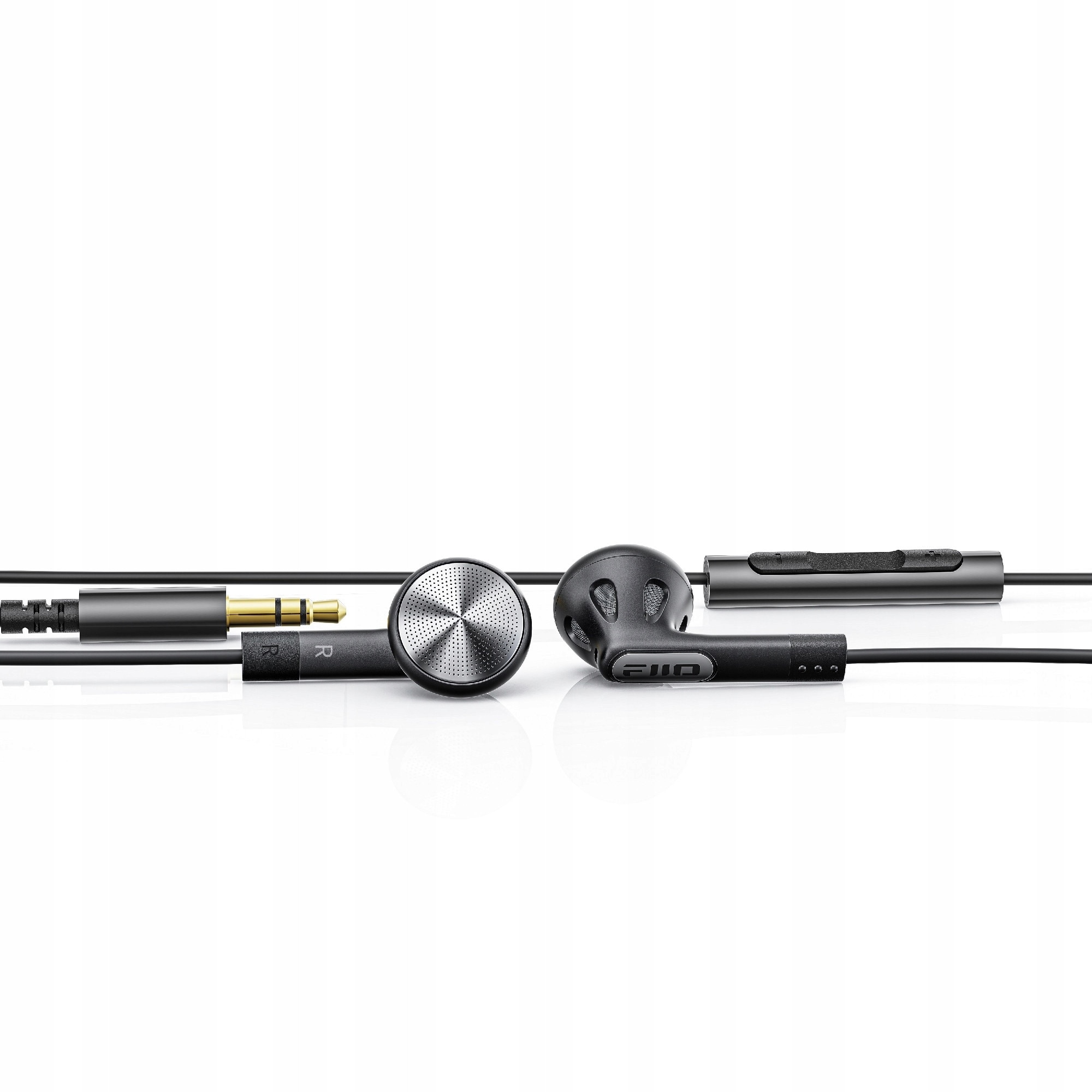 Casti cu fir FiiO FF1, dynamic, 14,2 mm, deschise, negre