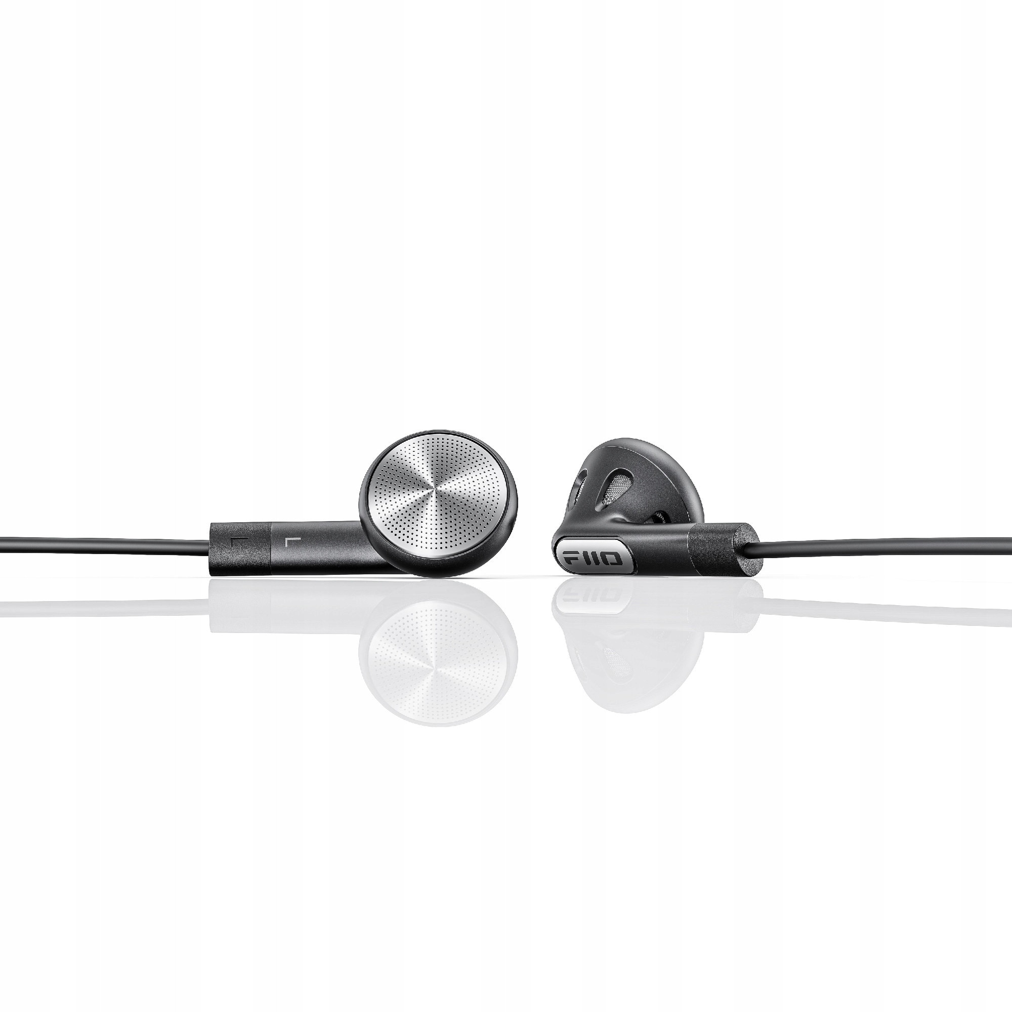 Casti cu fir FiiO FF1, dynamic, 14,2 mm, deschise, negre