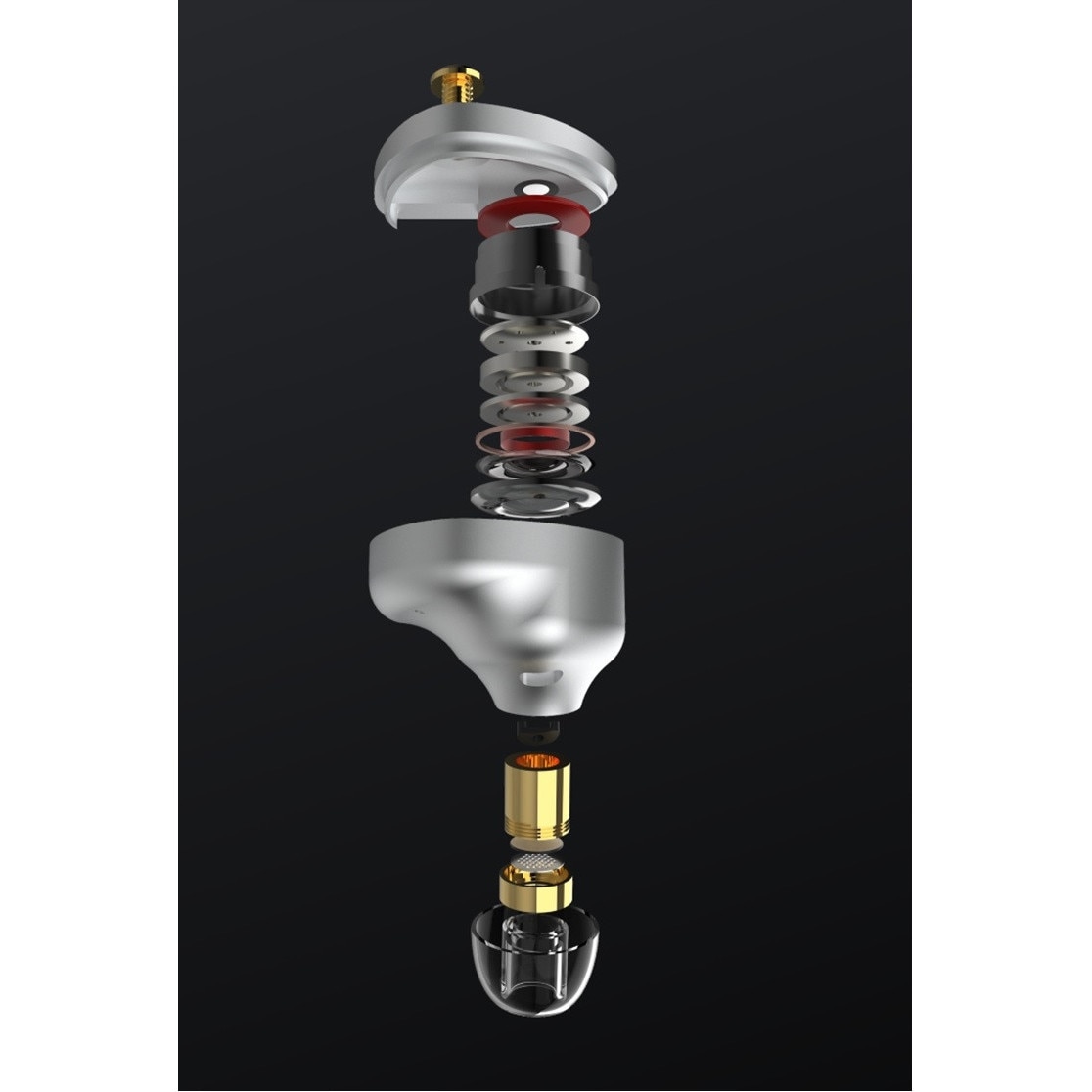 Casti cu fir Aria 2, Moondrop, gri, 0,78mm, 122dB/Vrms