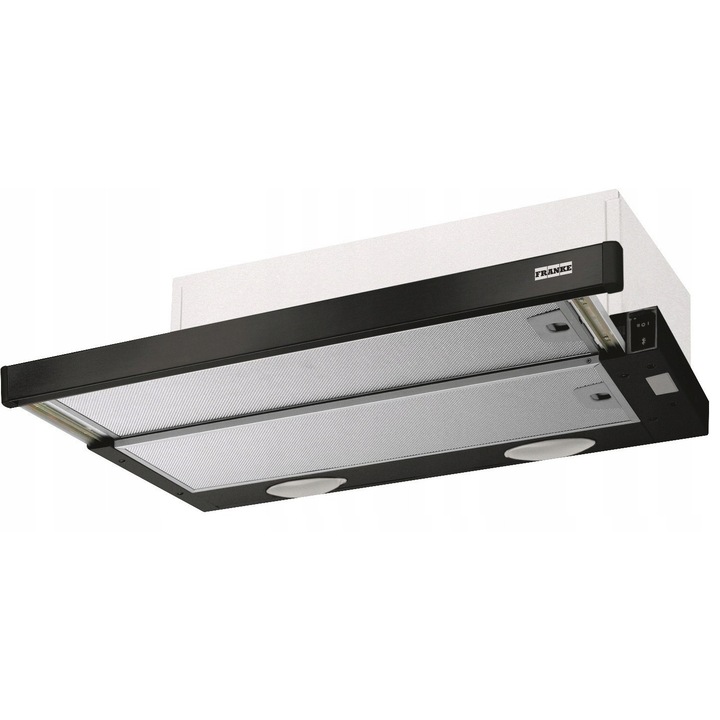 Абсорбатор Franke, 59.8x17.5x28см, 310м3/ч, черен, неръждаема стомана