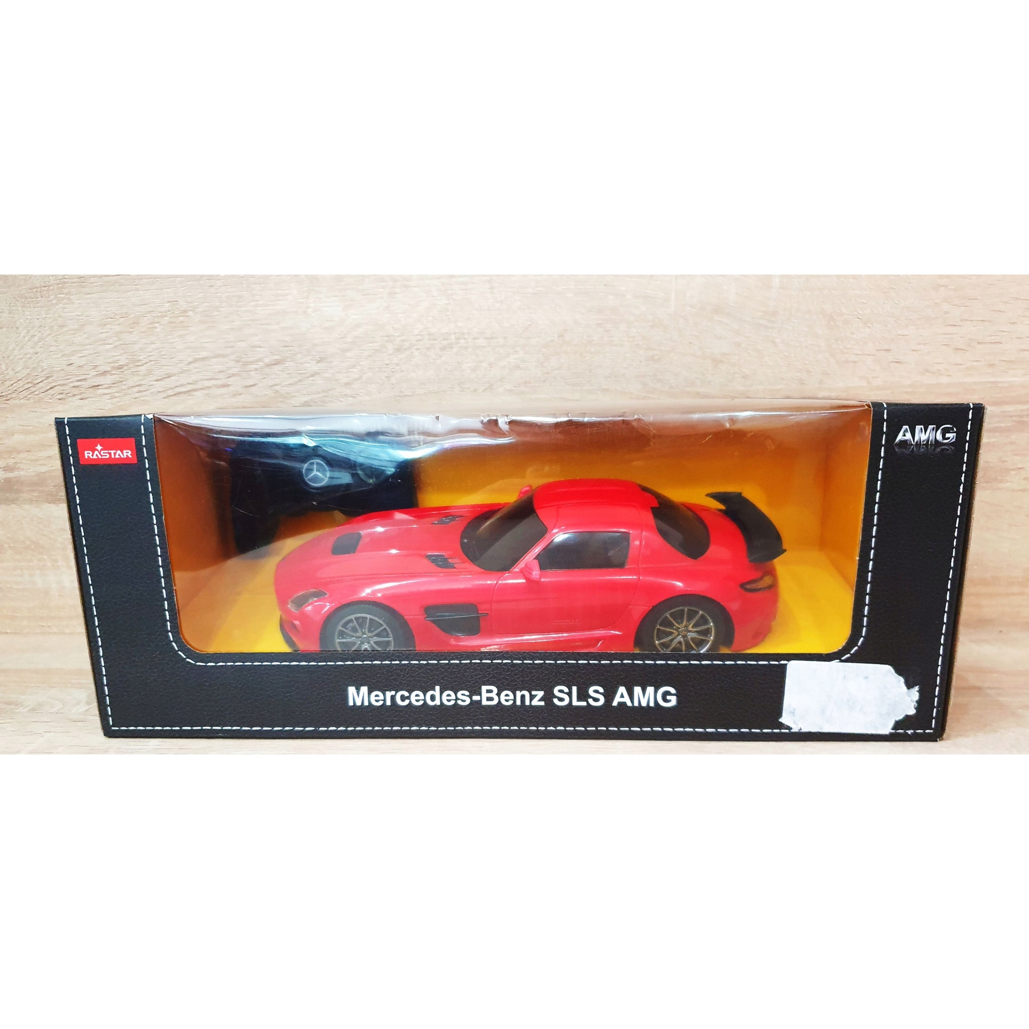 Masina R/C Rastar Mercedes-Benz SLS AMG 1:18, 25,8x11,6x7,1cm, set