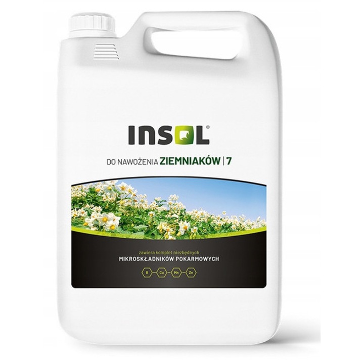 Ingrasamant Azotat Cu Microelemente, Invigo, Insol7, 5 L, Forma Lichid Concentrat, Tip Ingrasamant Complex, Substanta Activa Azot N 200, Bor B 6, 0, Cupru Cu 6, 0, Mangan Mn 13, 2, Zinc Zn 18, 0, Destinatie Pentru Culturi De Cartofi