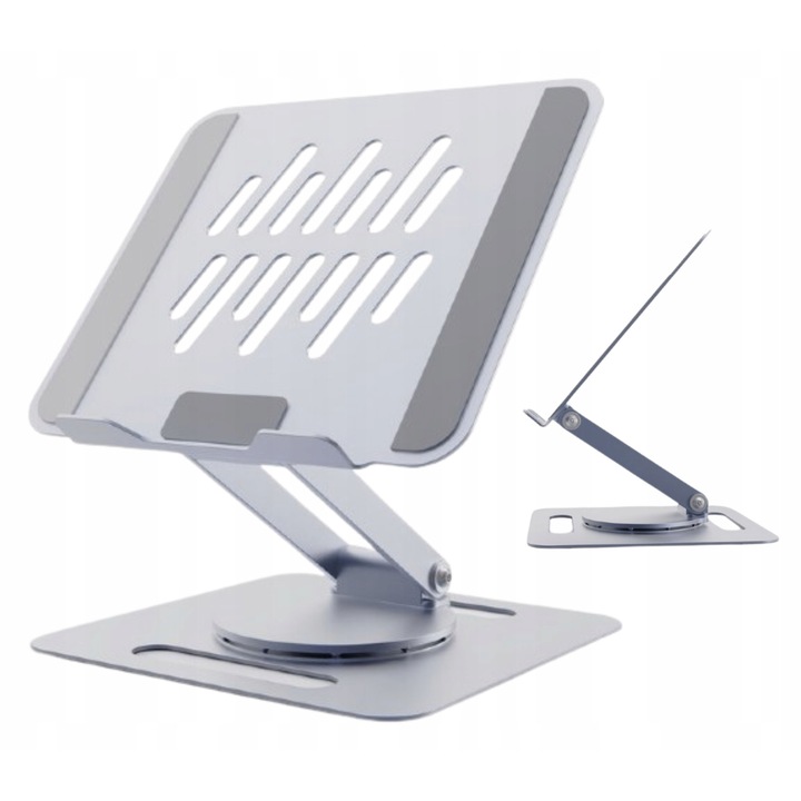 Support laptop GEMBIRD, NBS-DR1-01, gri, 11-15.6 inch, reglabil, metalic