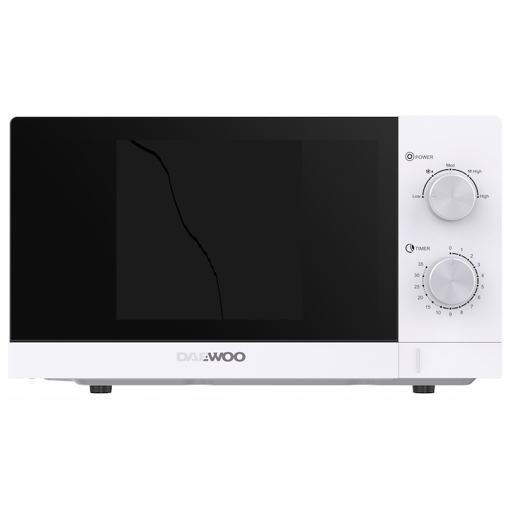 Cuptor cu microunde Daewoo MD-FA200SB-EU 700W, 20L, negru, 35.3x45.6x26.4cm