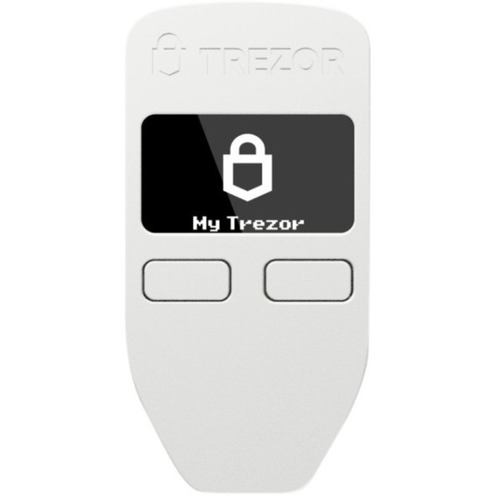 TREZOR MODEL ONE kriptovaluta pénztárca fehér