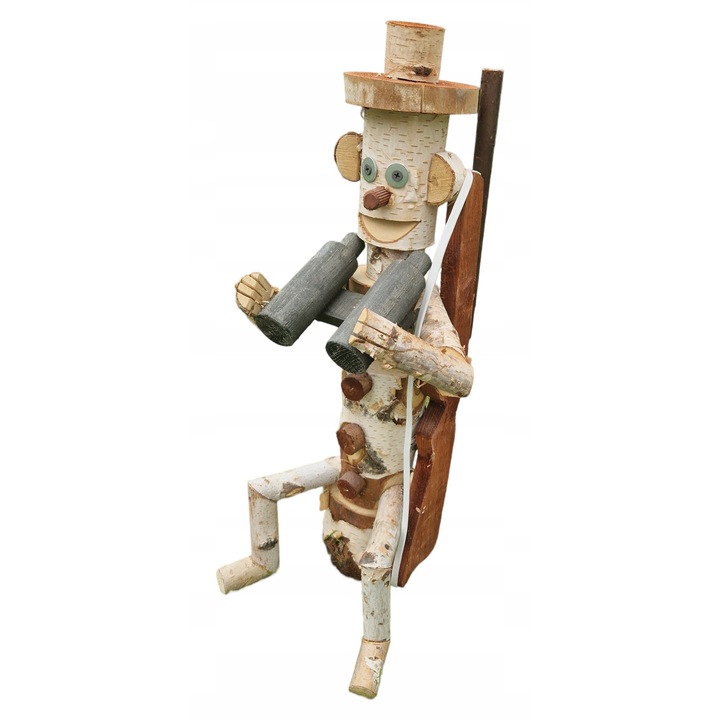 Fából készült figura, billegetőcankó,